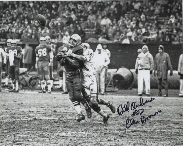 Autographed BILL ANDREWS 8X10 Cleveland Browns Photo