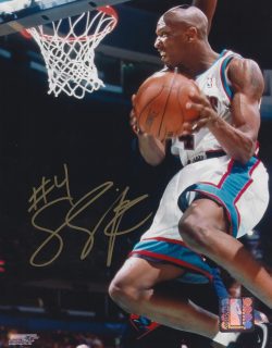 AUTOGRAPHED STROMILE SWIFT 8x10 Vancouver Grizzlies Photo