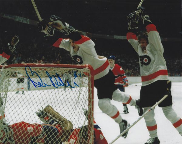 Autographed Bill Barber 8X10 Philadelphia Flyers Photo