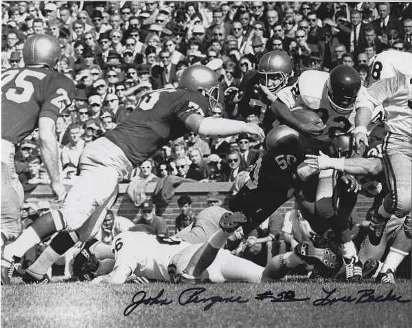 Autographed JOHN PERGINE 8x10 Notre Dame Photo