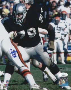 Autographed Art Shell HoF Oakland Raiders 8x10 Photo with JSA COA