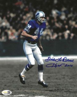 Autographed DICK LEBEAU "HOF 2010" 8X10  Detroit Lions Photo JSA