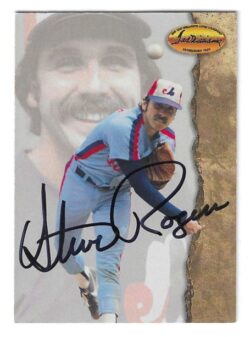 Autographed STEVE ROGERS Montreal Expos 1994 Ted Williams Card Company Card