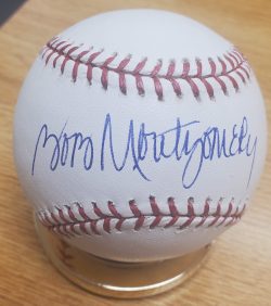 BOB MONTGOMERY Autographed Official Major League Baseball