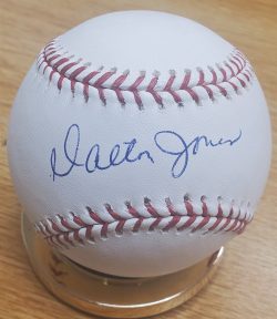 DALTON JONES Autographed Official Major League Baseball
