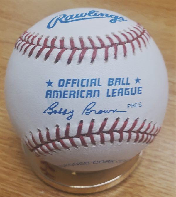 Autographed REGGIE SMITH Official American League Baseball - Image 2