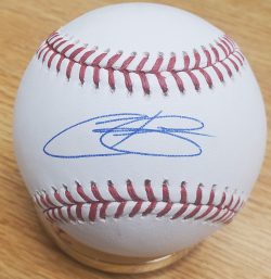 Autographed CHRISTIAN COLON Official Major League Baseball