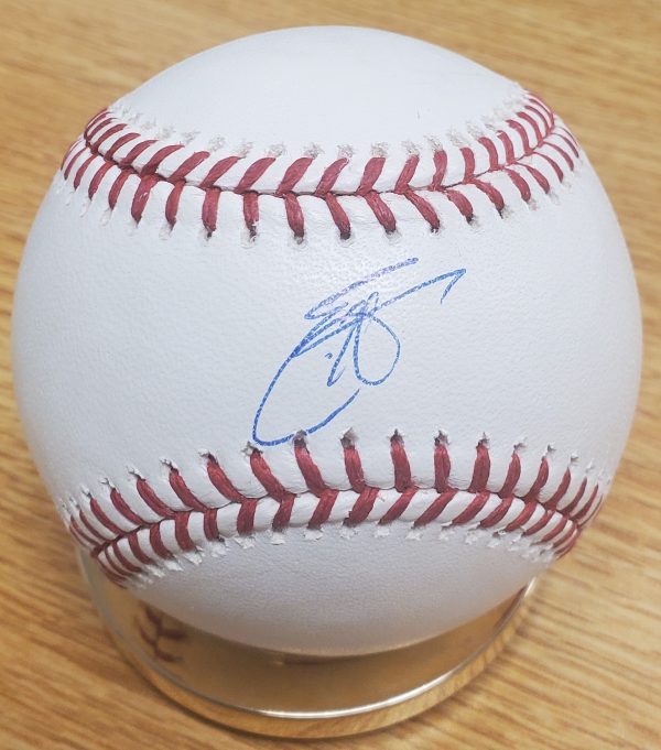 Autographed ERIC HOSMER Official Major League Baseball