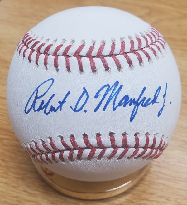 Autographed ROBERT MANFRED Official Major League Baseball