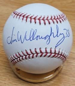 Autographed JIM WILLOUGHBY Official Major League Baseball