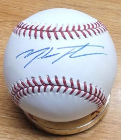 Autographed MARK TEAHEN Official Major League Baseball