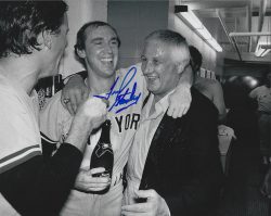 AUTOGRAPHED FRED STANLEY 8x10 New York Yankees Photo