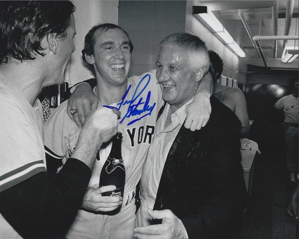 AUTOGRAPHED FRED STANLEY 8x10 New York Yankees Photo