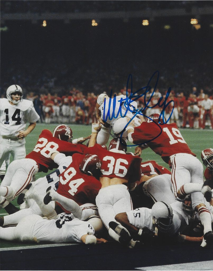 Autographed MATT SUHEY 8X10 Penn State University Photo Main Line