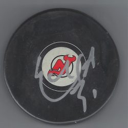 Autographed EDDIE LACK New Jersey Devils Hockey Puck