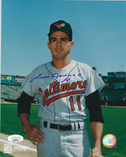Autographed LUIS APARICIO 8x10 Baltimore Orioles photo JSA