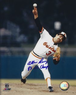 AUTOGRAPHED ALLAN RAMIREZ "83 WS Champs" 8X10 Baltimore Orioles Photo