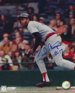 AUTOGRAPHED CECIL COOPER 8X10 Boston Red Sox photo