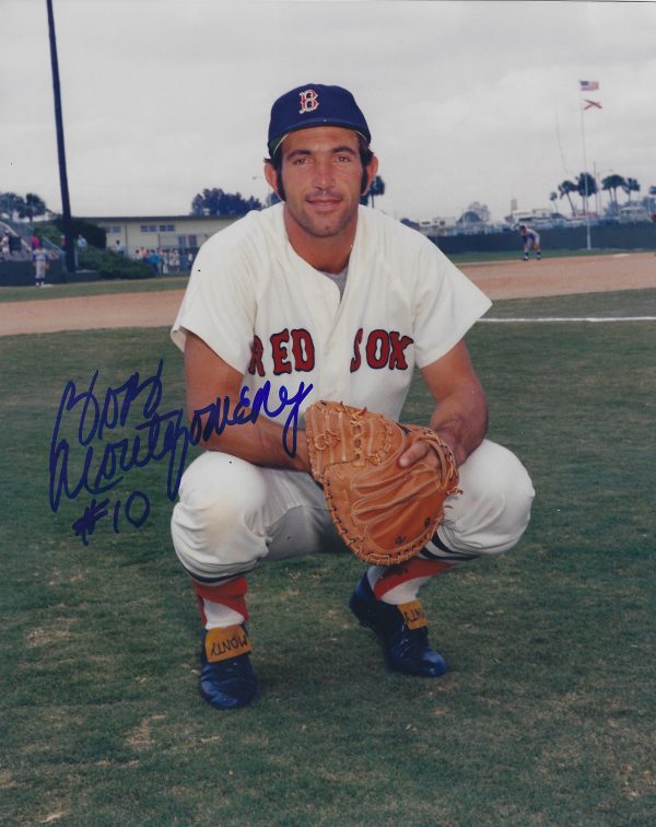 AUTOGRAPHED BOB MONTGOMERY 8x10 Boston Red Sox photo