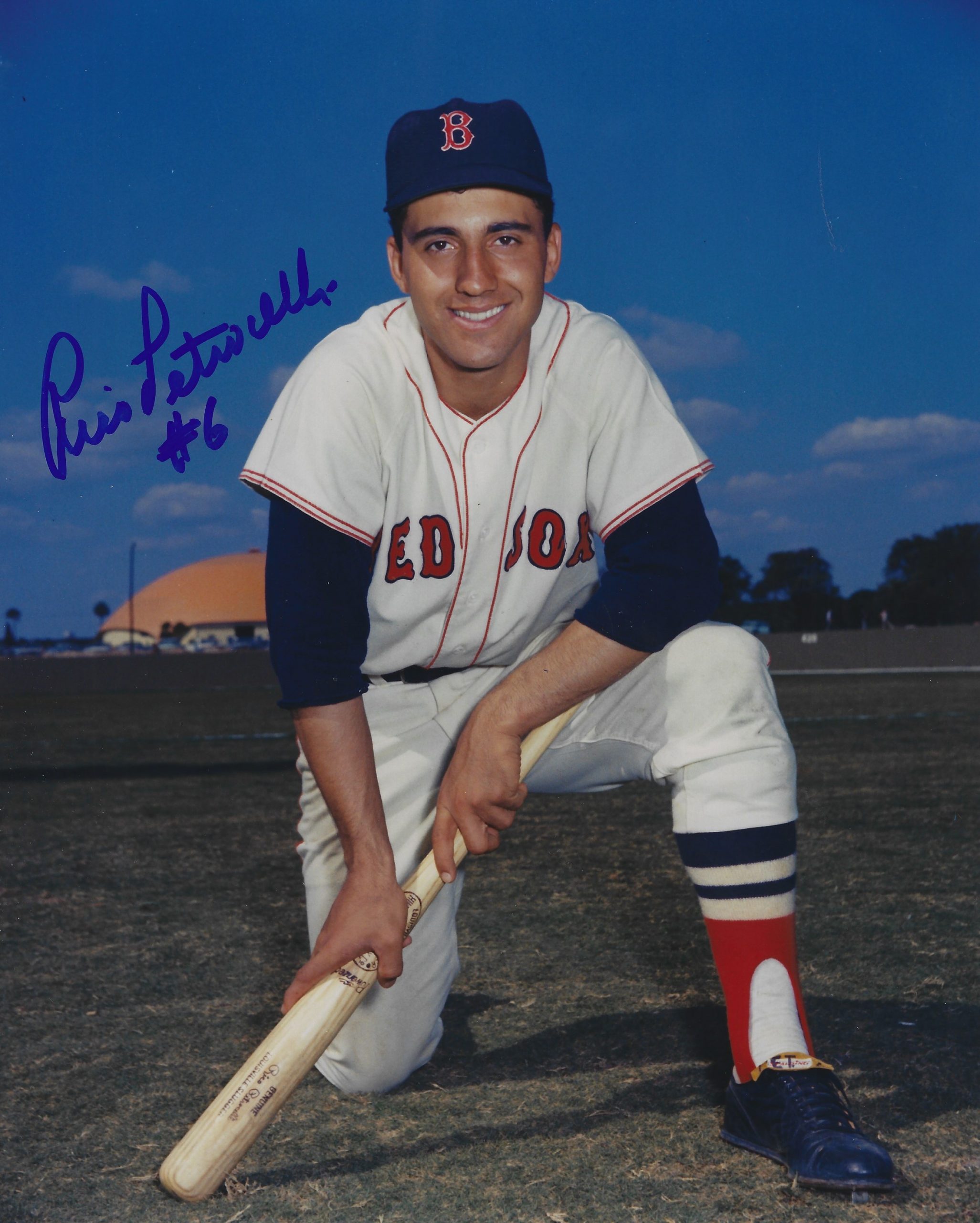 AUTOGRAPHED RICO PETROCELLI 8X10 Boston Red Sox photo - Main Line Autographs