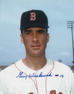 AUTOGRAPHED GARY WASLEWSKI 8X10 Boston Red Sox photo
