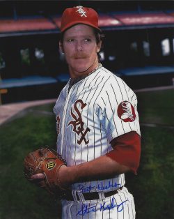 AUTOGRAPHED STEVE KEALEY 8X10 Chicago White Sox Photo