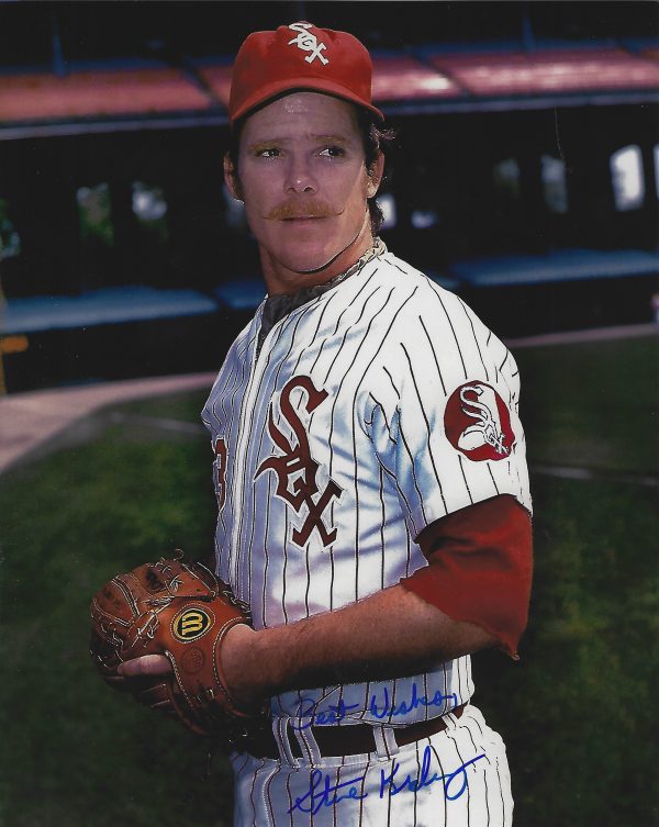 AUTOGRAPHED STEVE KEALEY 8X10 Chicago White Sox Photo