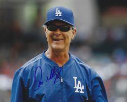 AUTOGRAPHED DON MATTINGLY 8x10 Los Angeles Dodgers photo