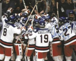 Autographed PHIL VERCHOTA 8X10 USA Photo - Gold Medal Winner