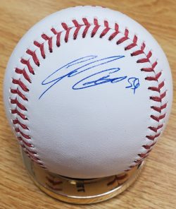 Autographed CARLOS CARRASCO Official Major League Baseball