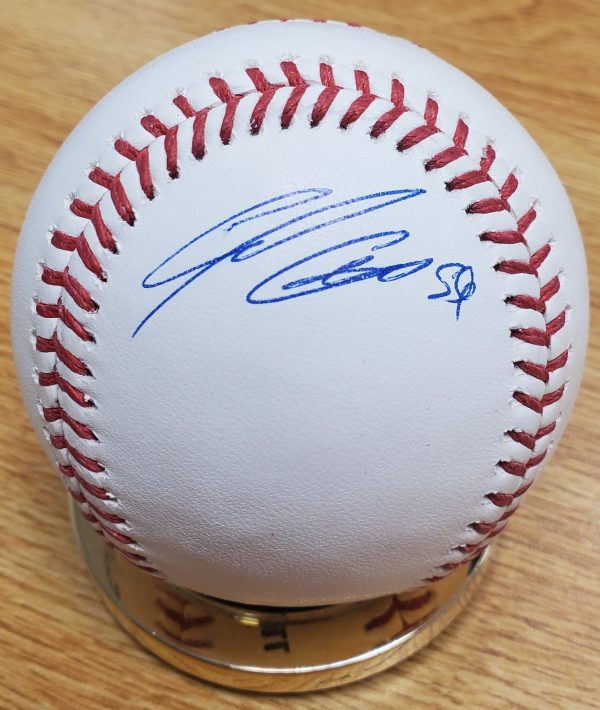 Autographed CARLOS CARRASCO Official Major League Baseball