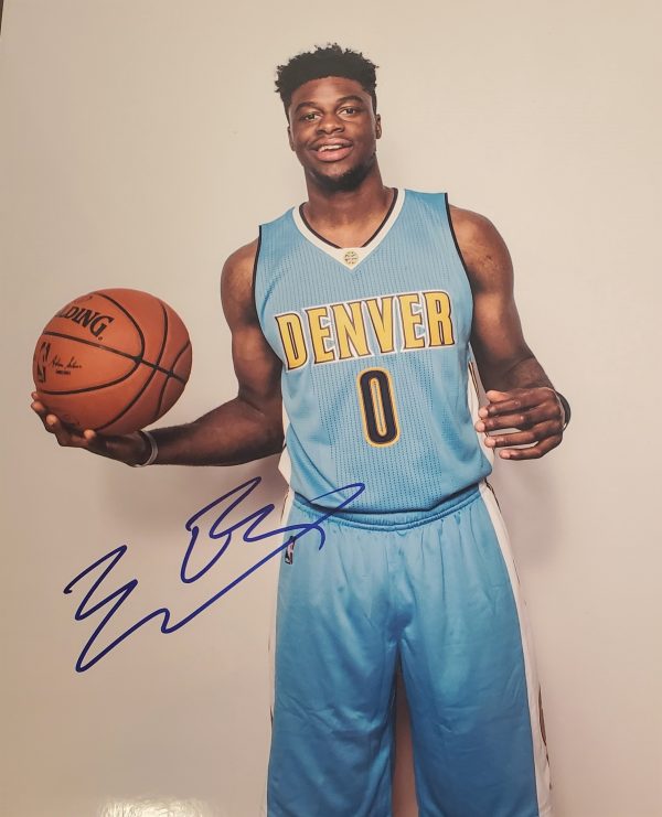 AUTOGRAPHED EMMANUEL MUDIAY 11X14 Denver Nuggets Photo