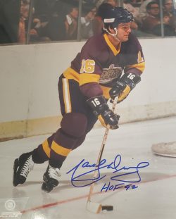 Autographed MARCEL DIONNE 11x14 Los Angeles Kings Photo