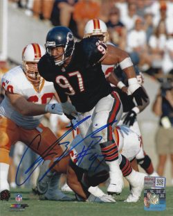 Autographed CHRIS ZORICH 8x10 Chicago Bears Photo Tristar