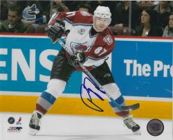Autographed PIERRE TURGEON 8x10 Colorado Avalanche Photo