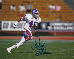 Autographed DENNIS SMITH 8X10 Denver Broncos Photo