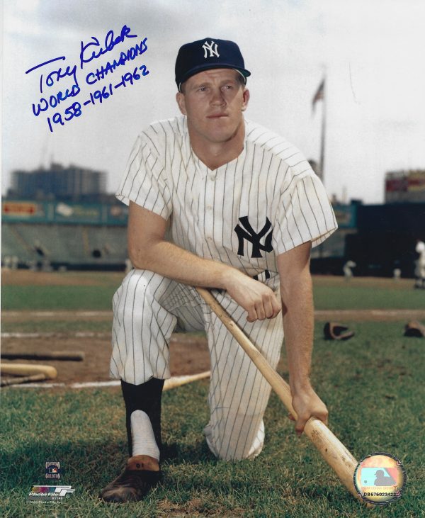 AUTOGRAPHED 8X10 Tony Kubek New York Yankees Photo