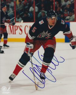 Autographed  ULF SAMUELSSON 8X10 New York Rangers Photo