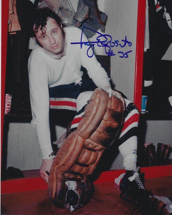 Autographed Tony Esposito Chicago Blackhawks 8X10 Photo