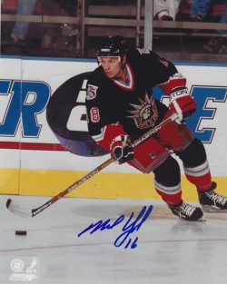 Autographed MIKE YORK 8X10 New York Rangers Photo