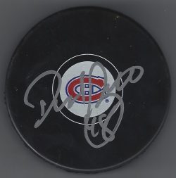 AUTOGRAPHED DANNY BRIERE Montreal Canadiens Hockey Puck