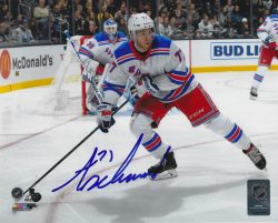 Autographed ANTHONY DEANGELO 8X10 New York Rangers Photo