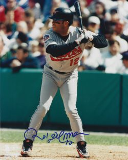 Autographed ROBERTO ALOMAR 8X10 Baltimore Orioles photo