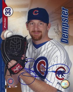 AUTOGRAPHED RYAN DEMPSTER 8x10 Chicago Cubs Photo