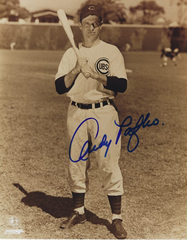 AUTOGRAPHED ANDY PAFKO 8x10 Chicago Cubs Photo