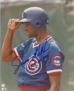 AUTOGRAPHED JEROME WALTON 8X10 Chicago Cubs Photo