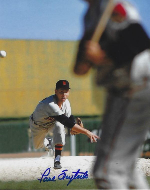 AUTOGRAPHED PAUL FOYTACK  8X10 Detroit Tigers Photo