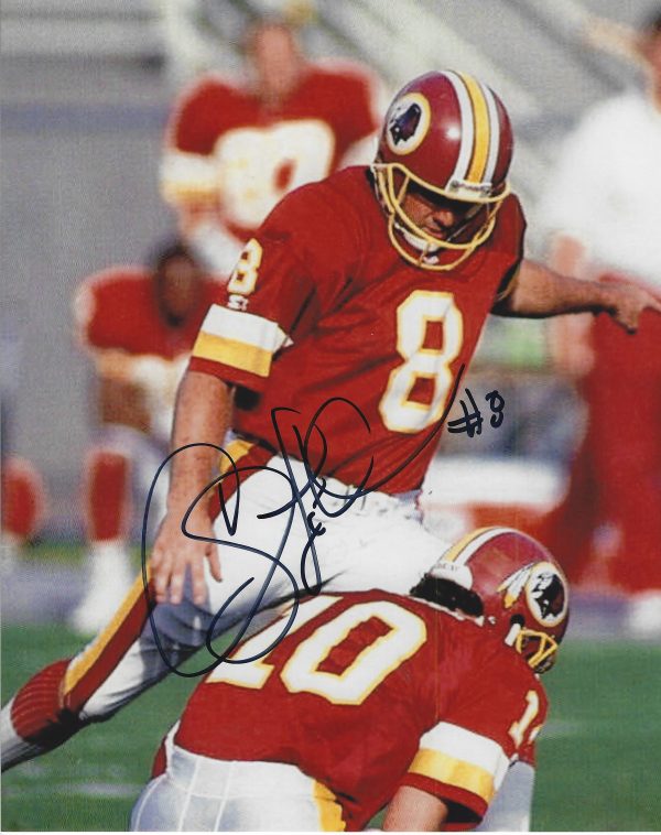 Autographed CHIP LOHMILLER 8x10 Washington Redskins Photo