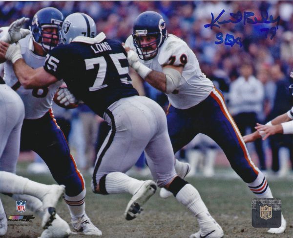 AUTOGRAPHED KURT BECKER 8X10 Chicago Bears Photo