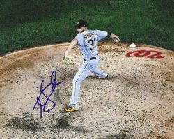 AUTOGRAPHED A.J. SCHUGEL 8x10 Pittsburgh Pirates Photo